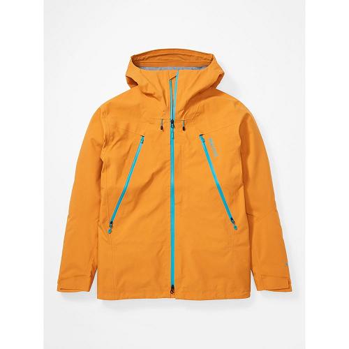 Marmot Rain Jacket Yellow NZ - Alpinist Jackets Mens NZ8293706